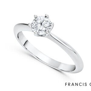 Francis Claire Silla Moissanite Ring - 0.42 Carat DEF - Size 8